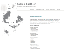 Tablet Screenshot of fabien-barthier.com